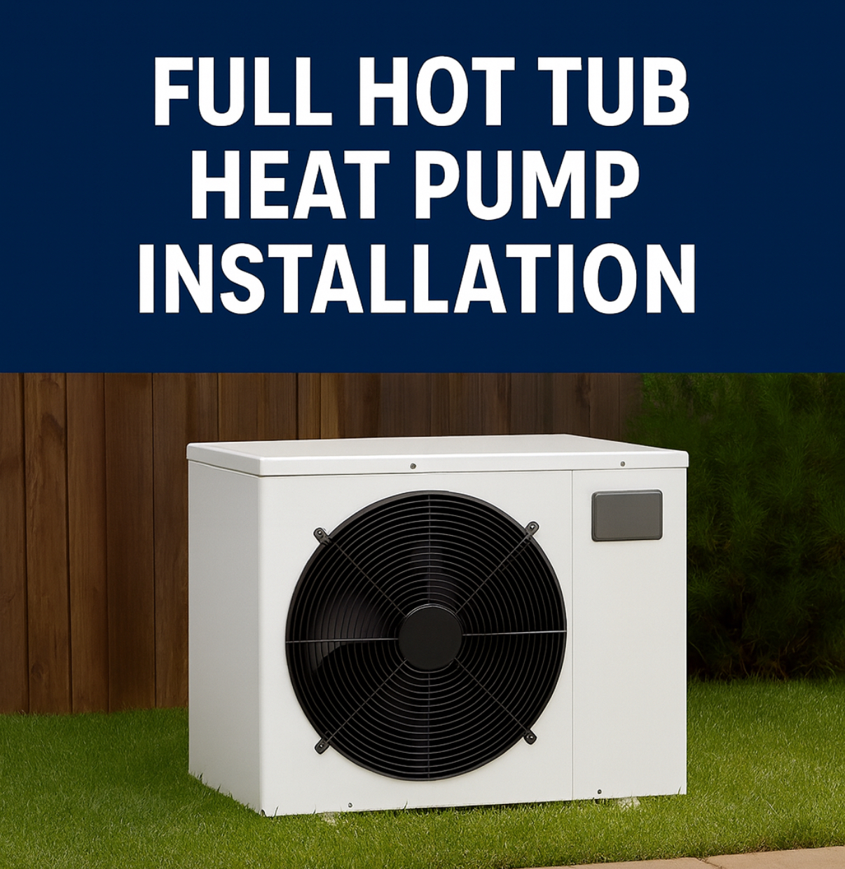 Hot Tub Heat Pump Installation