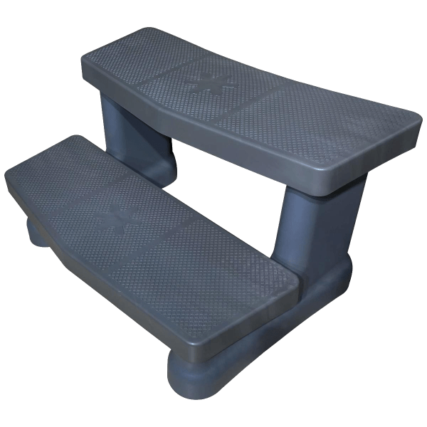 Easy Grey Hot Tub Steps