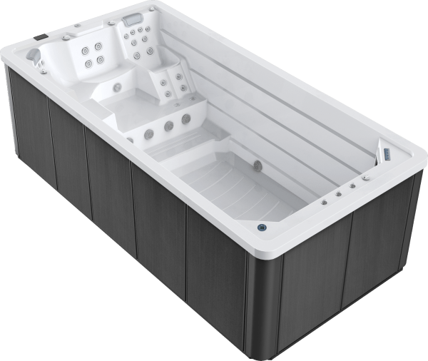 Easy Life Pro 5.5 Alpine White with Inverter & Cover Swim Spa - Image 2