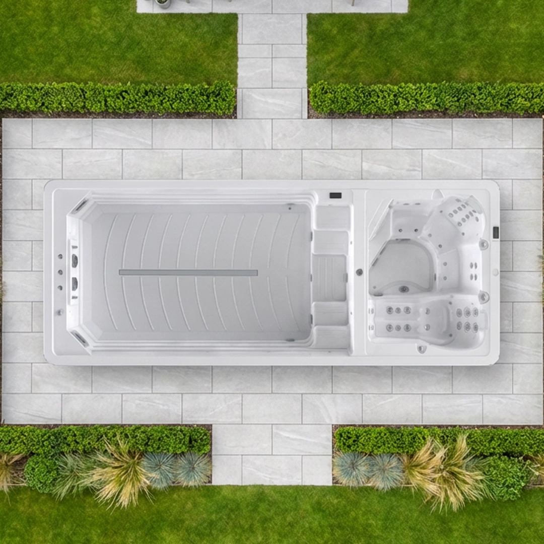 Aqua Life Hydro 6.0 Duo Alpine White Swim Spa