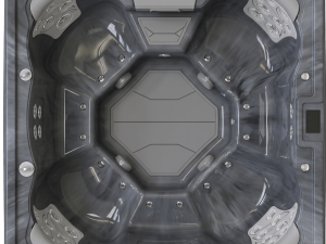 CL530 All Seater - Storm Cloud/Ebony Grey Hot Tub