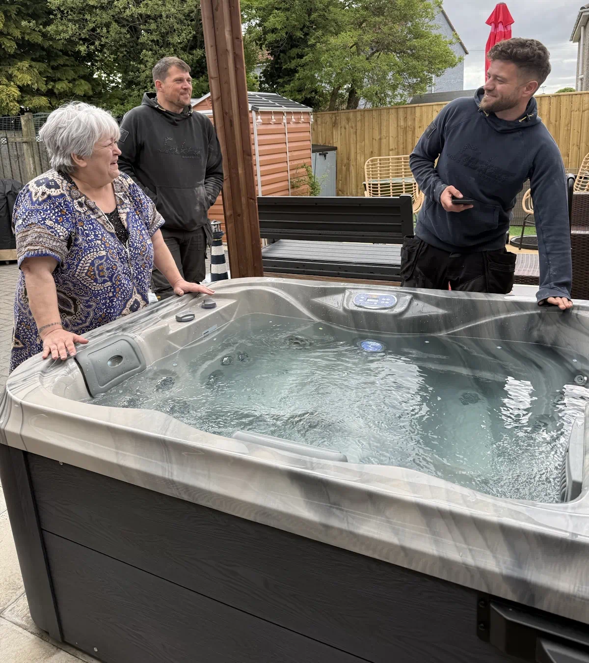 Hot Tub installation Shiremoor, Newcastle
