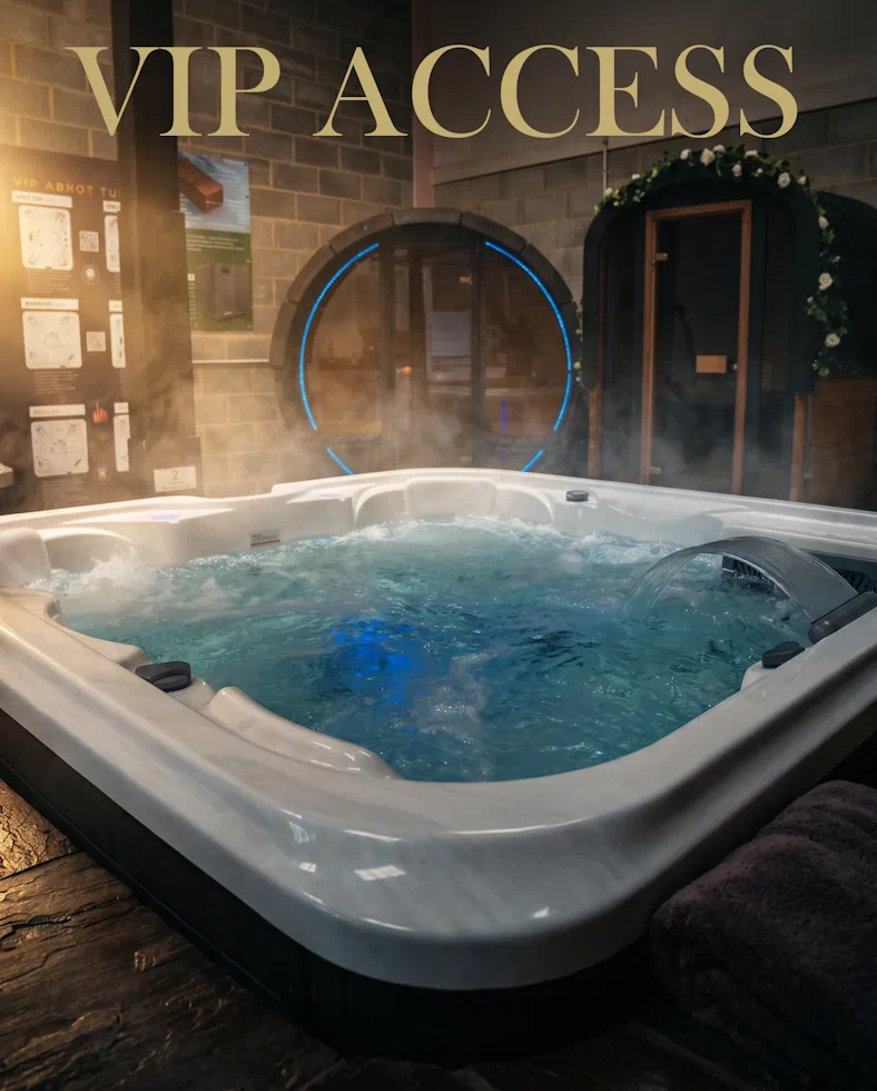 Hot Tub Showroom Newcastle: VIP Access Hot Tub Showroom Newcastle: VIP Access