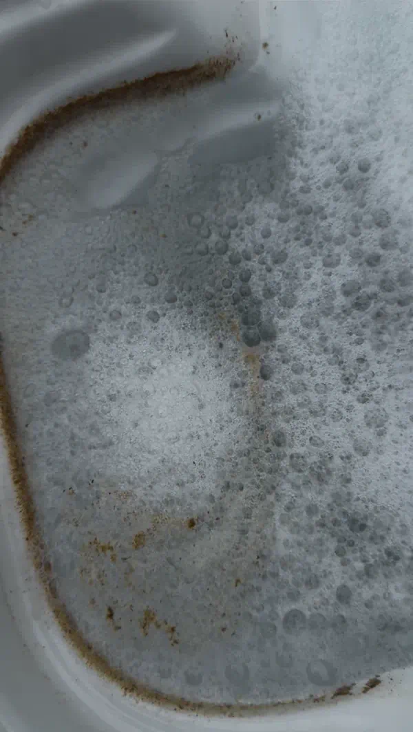 Hot Tub Servicing, Darras Hall, Ponteland, Newcastle - Bringing out the hidden filth.