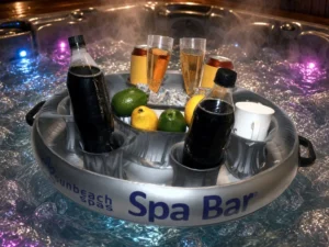 Floating Round Spa Bar from Sunbeach Spas